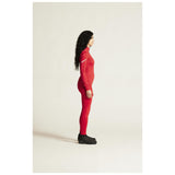 Adv Nordic Ski Club Tights W - Red/White - Closeup 2