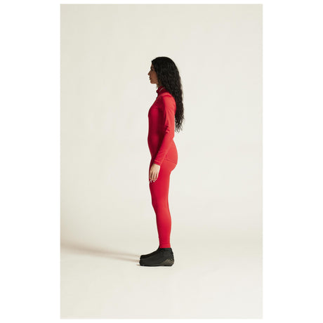 Adv Nordic Ski Club Tights W - Red/White - Closeup 3