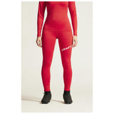 Adv Nordic Ski Club Tights W - Red/White - Closeup 5
