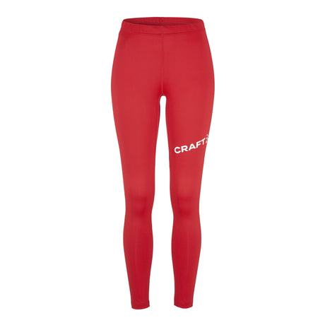 Adv Nordic Ski Club Tights W - Red/White - Front
