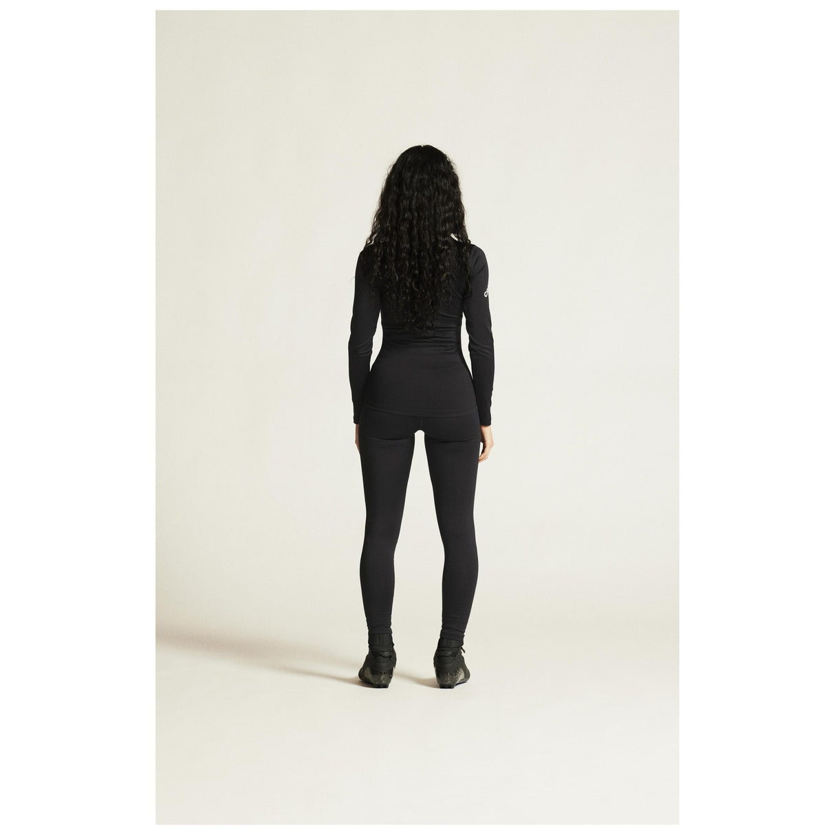 Adv Nordic Ski Club Tights W - Black/White - Closeup 4