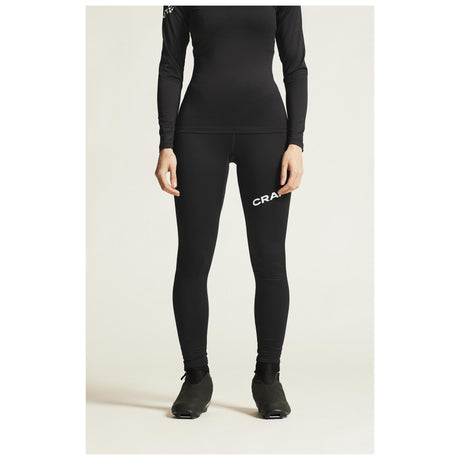 Adv Nordic Ski Club Tights W - Black/White - Closeup 5