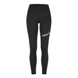 Adv Nordic Ski Club Tights W - Black/White - Front
