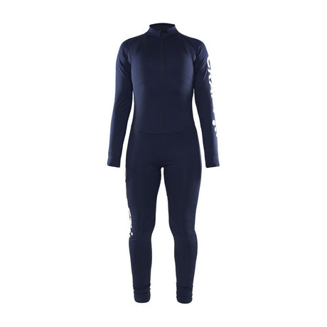 Adv Nordic Ski Club Suit W - Dark Blue - Front