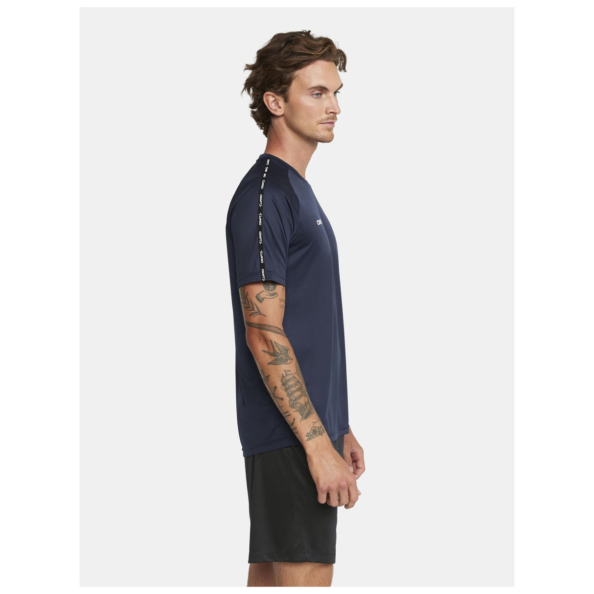 Squad Go Contrast Jersey M - Navy - Closeup 2