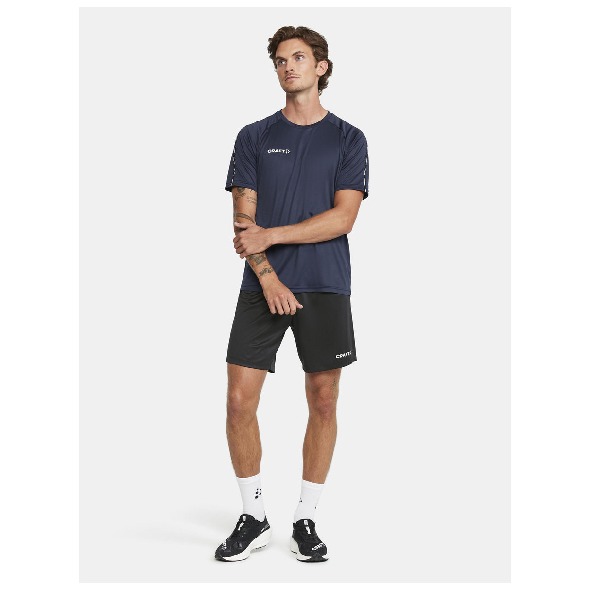 Squad Go Contrast Jersey M - Navy - Closeup 5