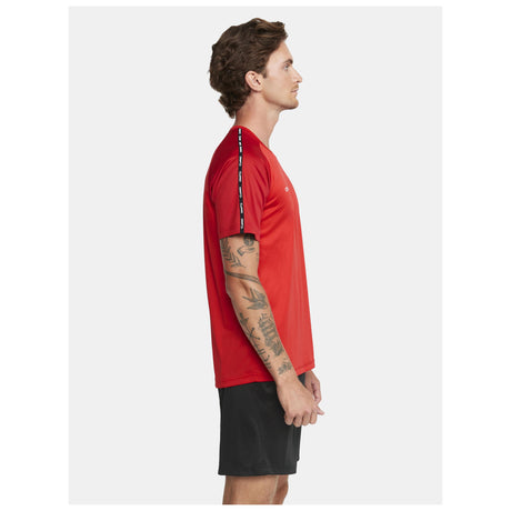 Squad Go Contrast Jersey M - Red - Closeup 2
