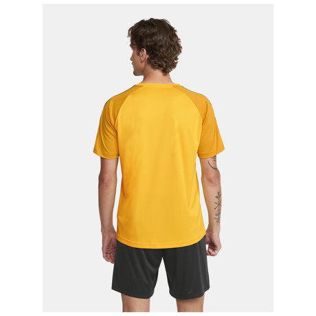 Squad Go Contrast Jersey M - Yellow/Golden - Closeup 3