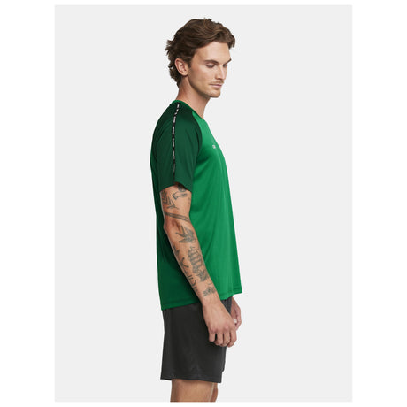 Squad Go Contrast Jersey M - Green/Ivy - Closeup 2