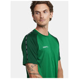 Squad Go Contrast Jersey M - Green/Ivy - Closeup 4
