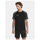 Squad Go Contrast Jersey M - Black - Closeup 1