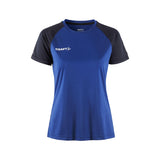 Squad Go Contrast Jersey W - Club Cobolt/Navy - Front