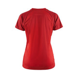 Squad Go Contrast Jersey W - Red - Back