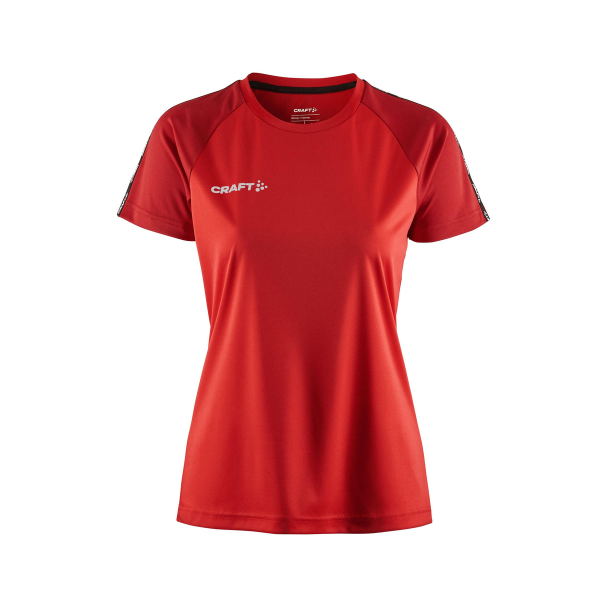 Squad Go Contrast Jersey W - Red - Front