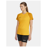 Squad Go Contrast Jersey W - Yellow/Golden - Closeup 1