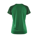 Squad Go Contrast Jersey W - Green/Ivy - Back