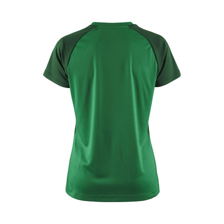 Squad Go Contrast Jersey W - Green/Ivy - Back