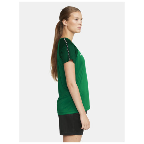 Squad Go Contrast Jersey W - Green/Ivy - Closeup 2