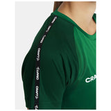 Squad Go Contrast Jersey W - Green/Ivy - Closeup 4