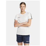 Squad Go Contrast Jersey W - White - Closeup 1