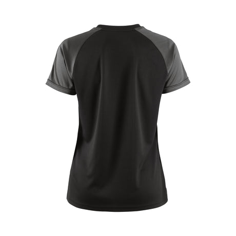 Squad Go Contrast Jersey W - Black - Back