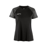 Squad Go Contrast Jersey W - Black - Front