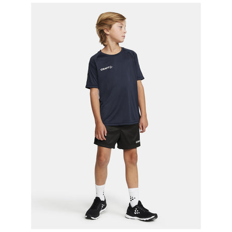 Squad Go Contrast Jersey Jr - Navy - Closeup 5