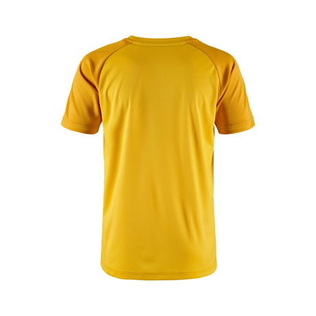 Squad Go Contrast Jersey Jr - Yellow/Golden - Back