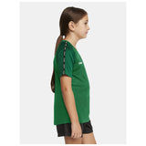 Squad Go Contrast Jersey Jr - Green/Ivy - Closeup 2