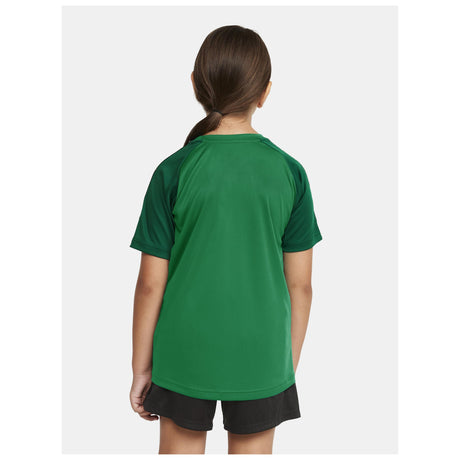 Squad Go Contrast Jersey Jr - Green/Ivy - Closeup 3