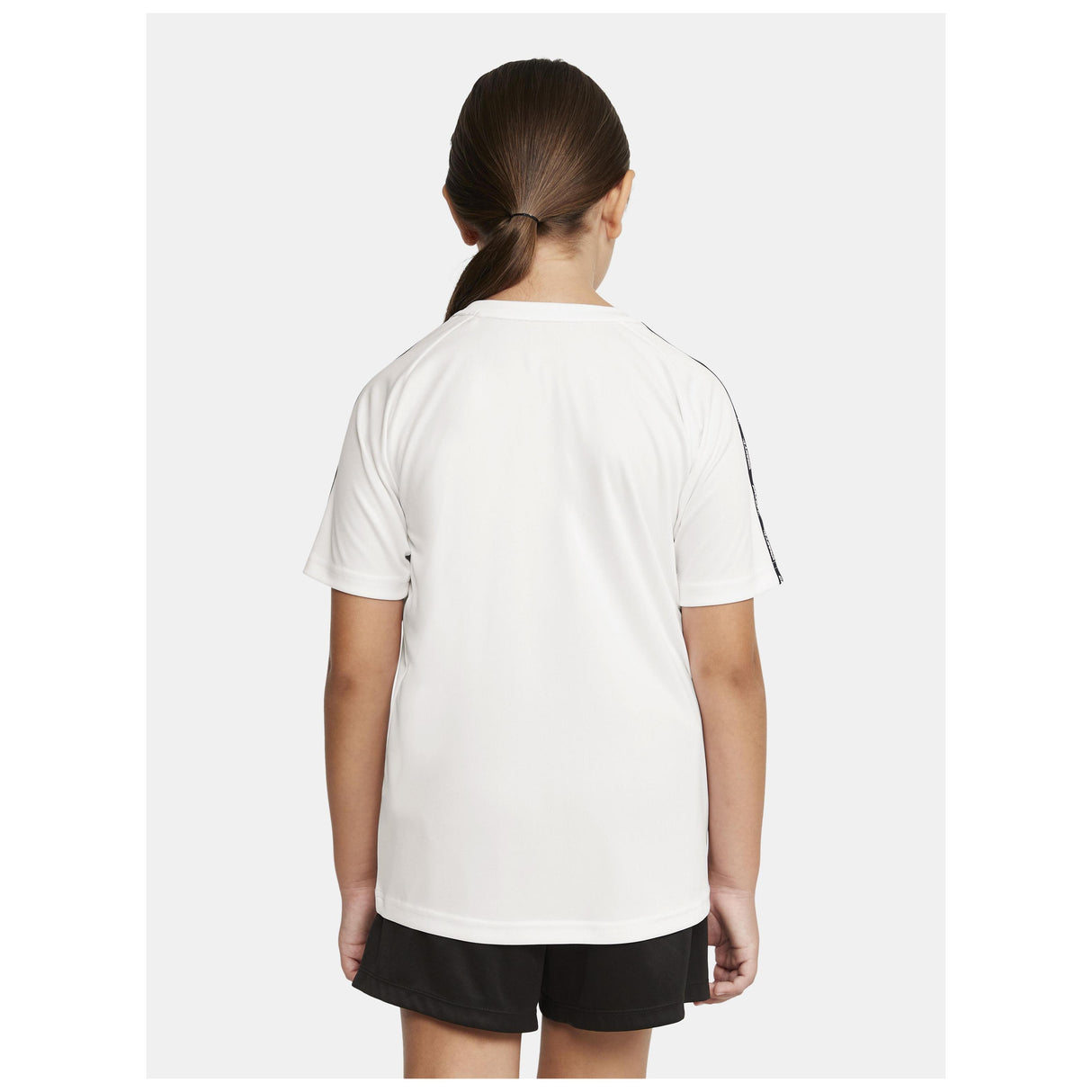 Squad Go Contrast Jersey Jr - White - Closeup 3