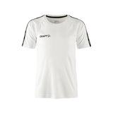 Squad Go Contrast Jersey Jr - White - Front