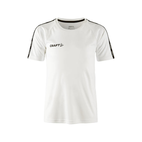 Squad Go Contrast Jersey Jr - White - Front
