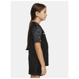 Squad Go Contrast Jersey Jr - Black - Closeup 2