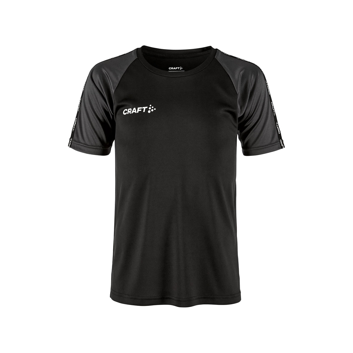 Squad Go Contrast Jersey Jr - Black - Front
