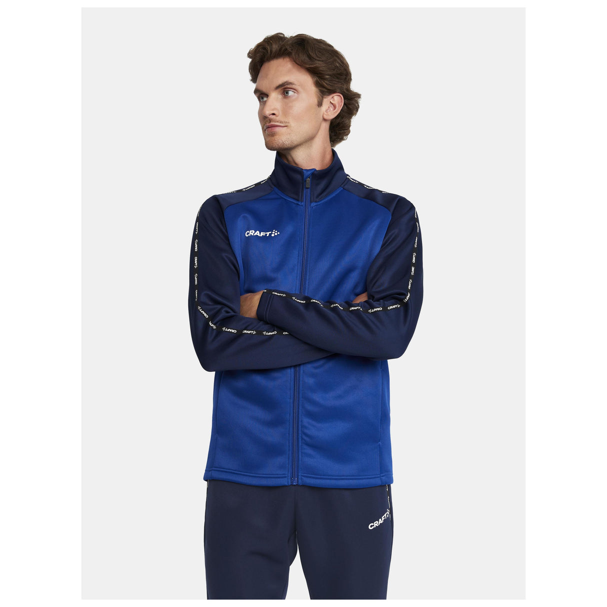 Squad 2.0 Full Zip M - Club Cobolt/Navy - Closeup 1