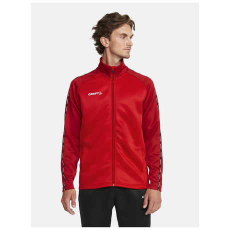 Squad 2.0 Full Zip M - Red - Closeup 2