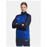 Squad 2.0 Full Zip W - Club Cobolt/Navy - Closeup 1