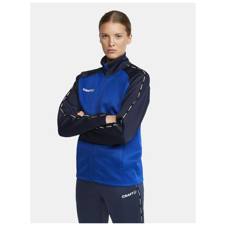 Squad 2.0 Full Zip W - Club Cobolt/Navy - Closeup 1
