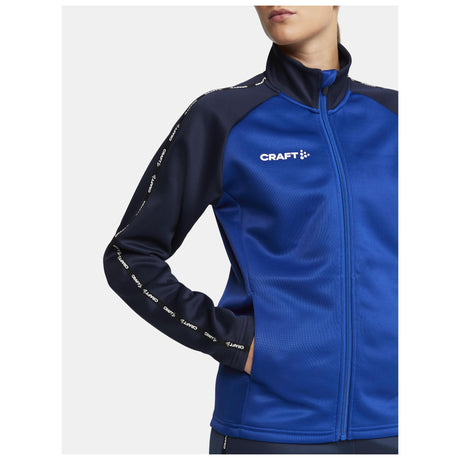 Squad 2.0 Full Zip W - Club Cobolt/Navy - Closeup 4