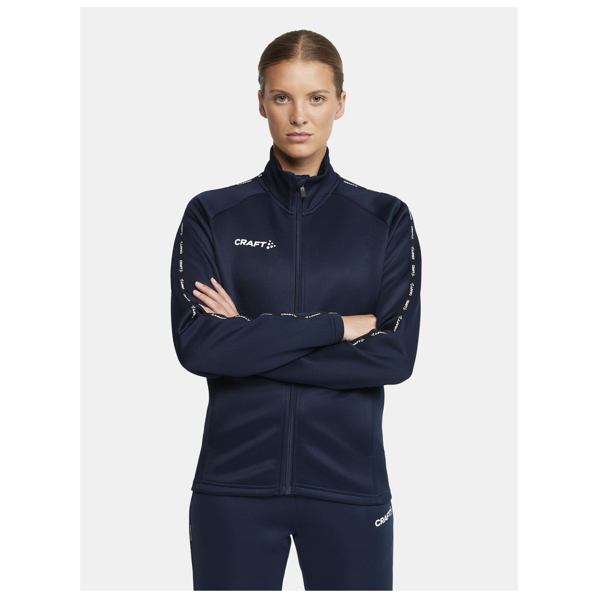 Squad 2.0 Full Zip W - Navy - Closeup 1