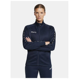 Squad 2.0 Full Zip W - Navy - Closeup 1