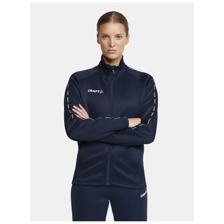 Squad 2.0 Full Zip W - Navy - Closeup 1