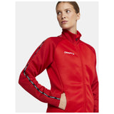 Squad 2.0 Full Zip W - Red - Closeup 4