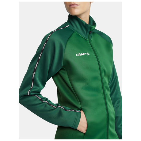 Squad 2.0 Full Zip W - Green/Ivy - Closeup 4
