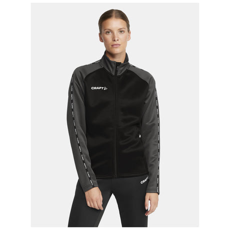 Squad 2.0 Full Zip W - Black - Closeup 1