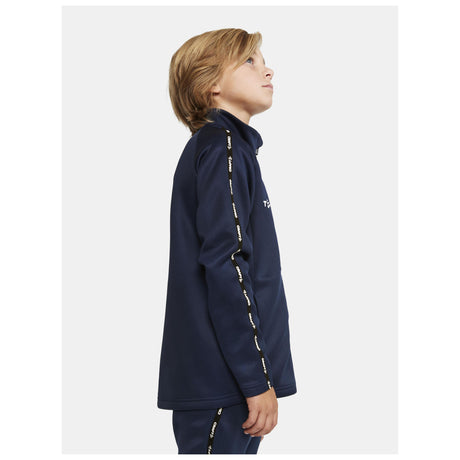 Squad 2.0 Full Zip Jr - Navy - Closeup 2