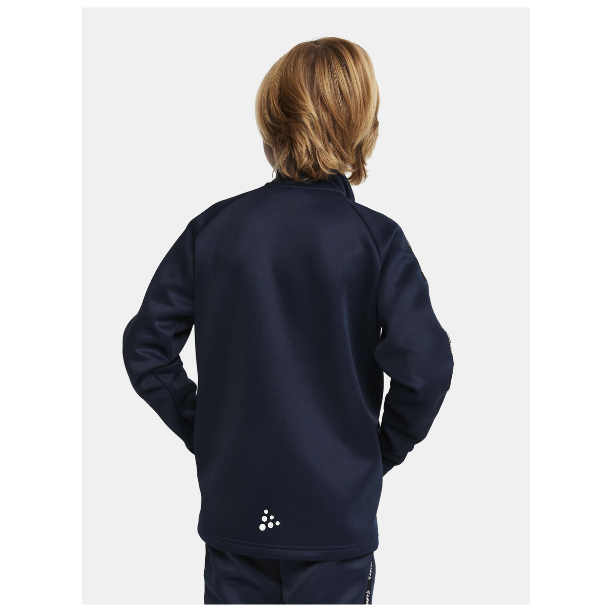 Squad 2.0 Full Zip Jr - Navy - Closeup 3