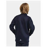 Squad 2.0 Full Zip Jr - Navy - Closeup 3