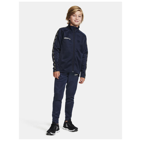 Squad 2.0 Full Zip Jr - Navy - Closeup 6